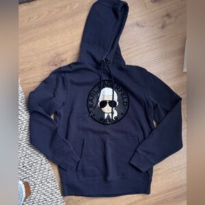 Karl Lagerfield hoodie with print